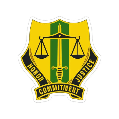 724 Military Police Battalion (U.S. Army) Transparent STICKER Die-Cut Vinyl Decal 5 Inch - The Sticker Space