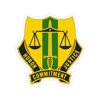724 Military Police Battalion (U.S. Army) Transparent STICKER Die-Cut Vinyl Decal - The Sticker Space