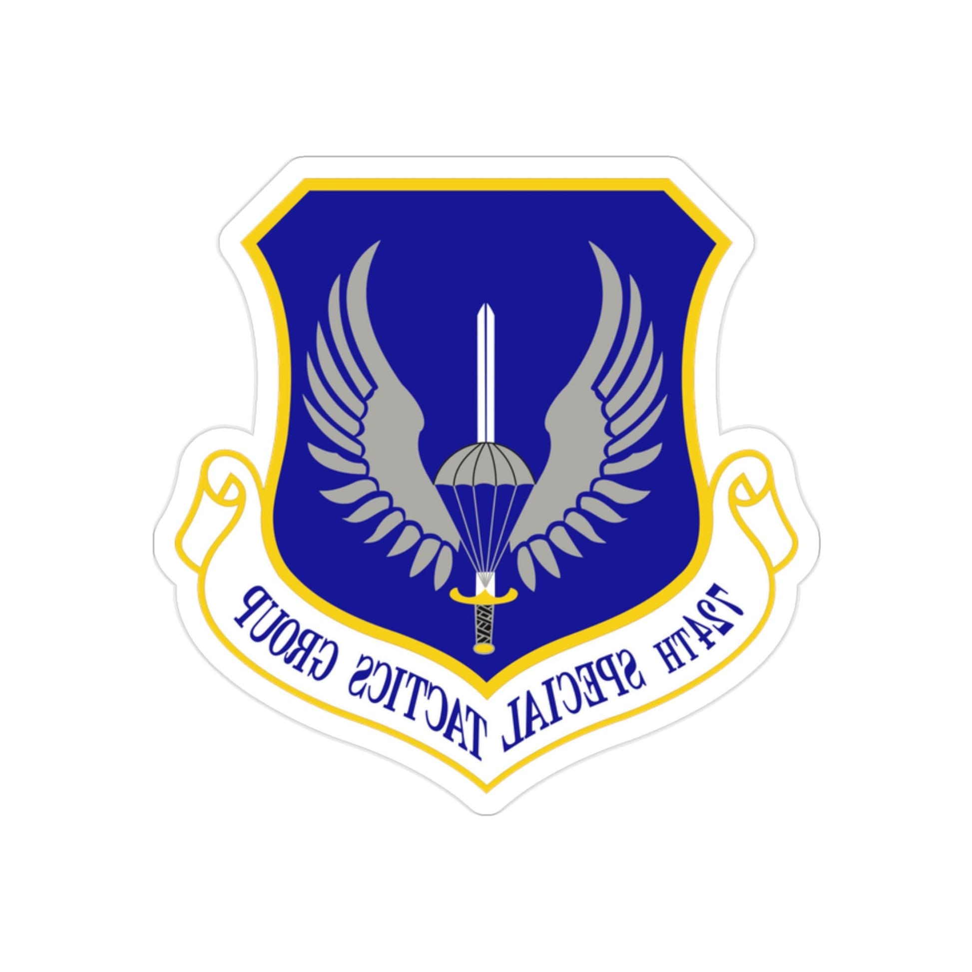 724 Special Tactics Group AFSOC (U.S. Air Force) REVERSE PRINT Transparent STICKER-2 Inch-The Sticker Space