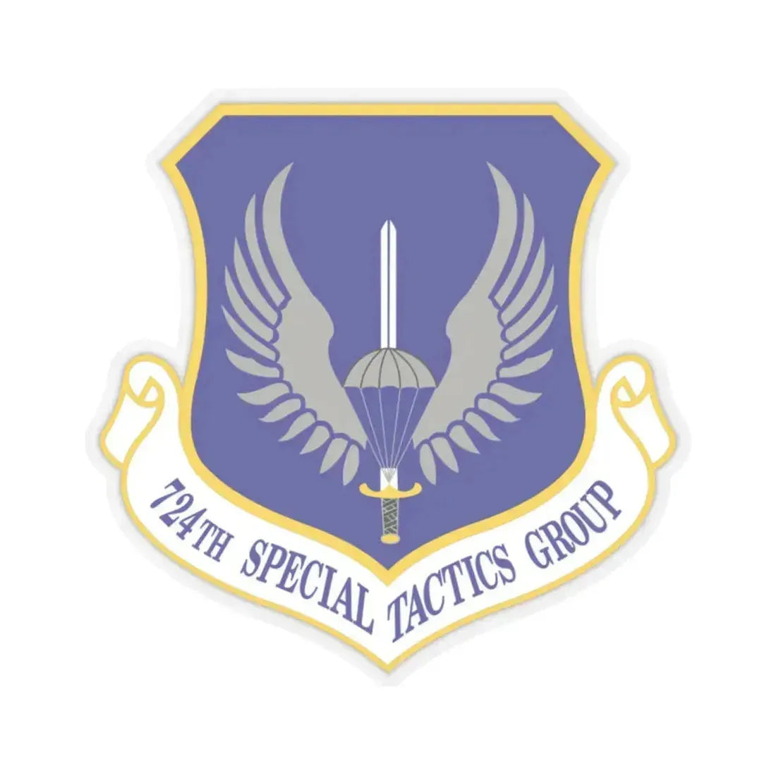 724 Special Tactics Group AFSOC (U.S. Air Force) STICKER Vinyl Kiss-Cut Decal 2 Inch Transparent - The Sticker Space