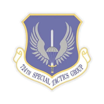 724 Special Tactics Group AFSOC (U.S. Air Force) STICKER Vinyl Kiss-Cut Decal 2 Inch Transparent - The Sticker Space