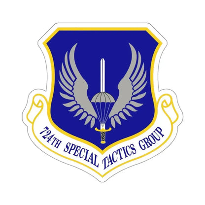 724 Special Tactics Group AFSOC (U.S. Air Force) STICKER Vinyl Kiss-Cut Decal 3 Inch White - The Sticker Space