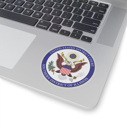 Seal of the United States District Court for the Southern District of Illinois - STICKER Vinyl Kiss-Cut Decal