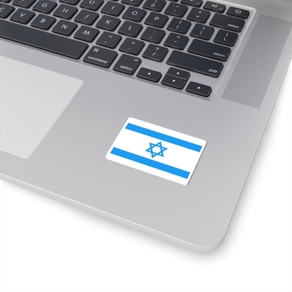 Flag of Israel Light Blue 3-2 (Israel) STICKER Vinyl Kiss-Cut Decal