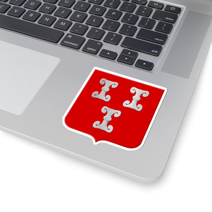 Abcoude Baambrugge wapen (Netherlands) (Coat of Arms) STICKER Vinyl Kiss-Cut Decal