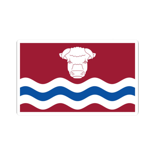 County Flag Of Herefordshire (England) STICKER Vinyl Kiss-Cut Decal