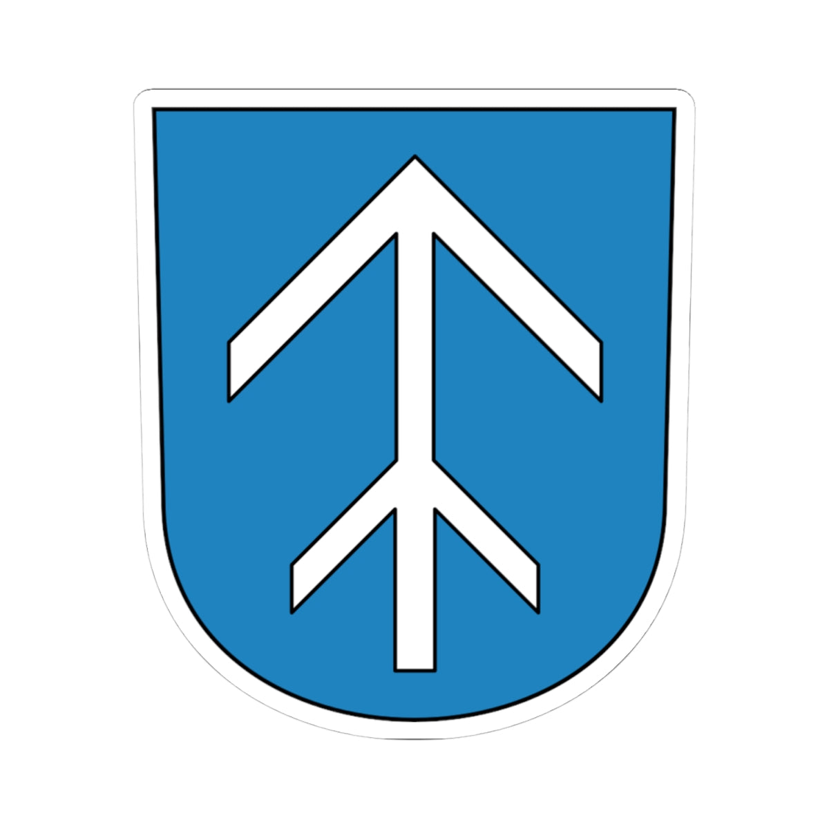Rumlikon coat of arms (Switzerland) (Coat of Arms) STICKER Vinyl Kiss-Cut Decal