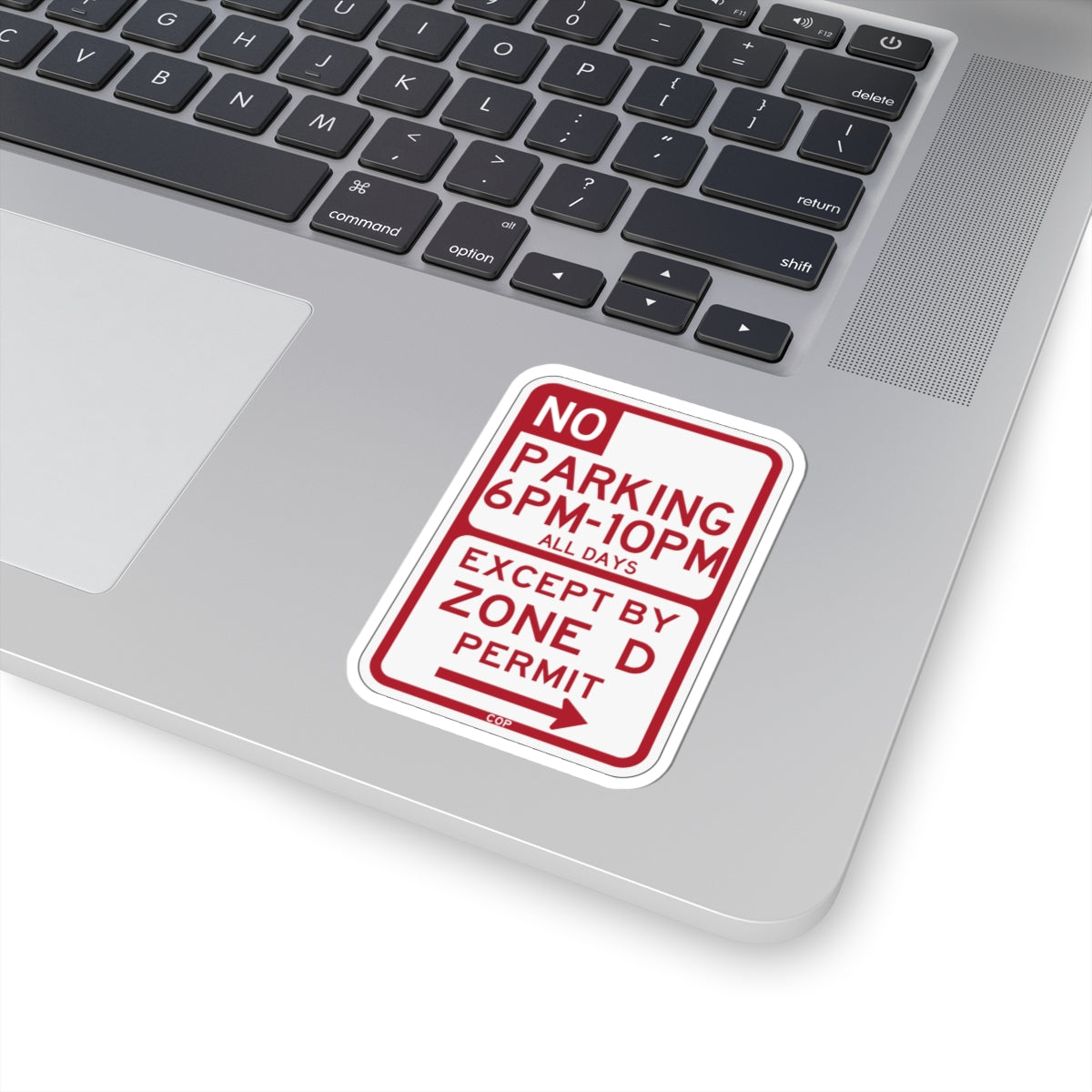 PBOT Road sign P1450R (Oregon) (Road Sign) STICKER Vinyl Kiss-Cut Decal