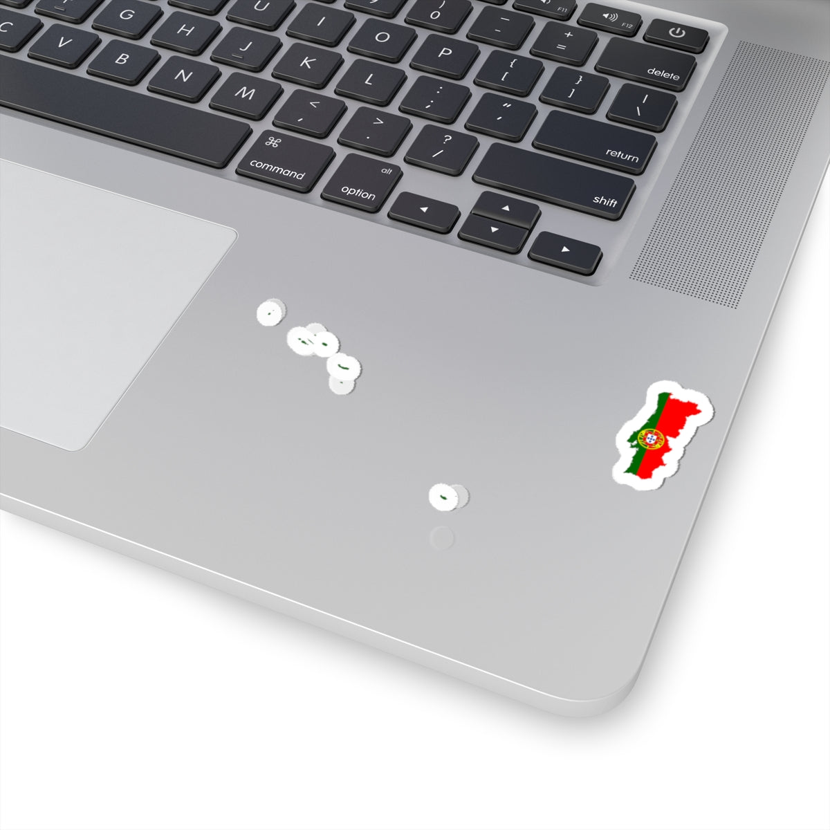 Flag-map of Portugal  Azores  Madeira (Portugal) STICKER Vinyl Kiss-Cut Decal