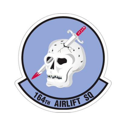 164 Airlift Squadron (U.S. Air Force) STICKER Vinyl Kiss-Cut Decal-2" × 2"-White-The Sticker Space