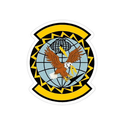 726 Air Control Squadron ACC (U.S. Air Force) REVERSE PRINT Transparent Die-Cut STICKER 3 Inch Die-Cut Transparent - The Sticker Space