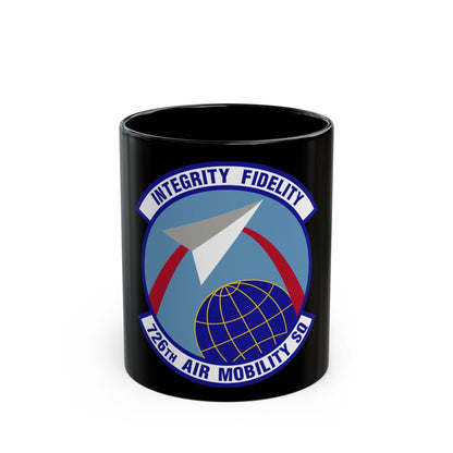 726 Air Mobility Sq AMC (U.S. Air Force) Black Coffee Mug-11oz-The Sticker Space