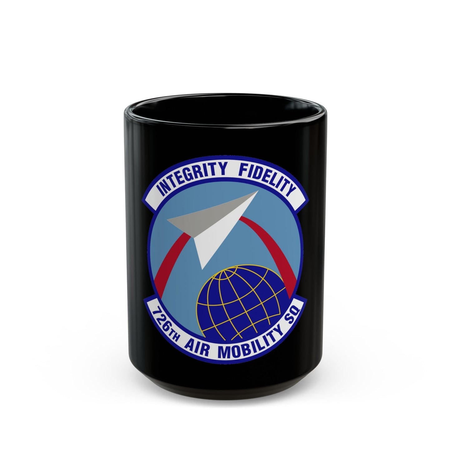 726 Air Mobility Sq AMC (U.S. Air Force) Black Coffee Mug-15oz-The Sticker Space