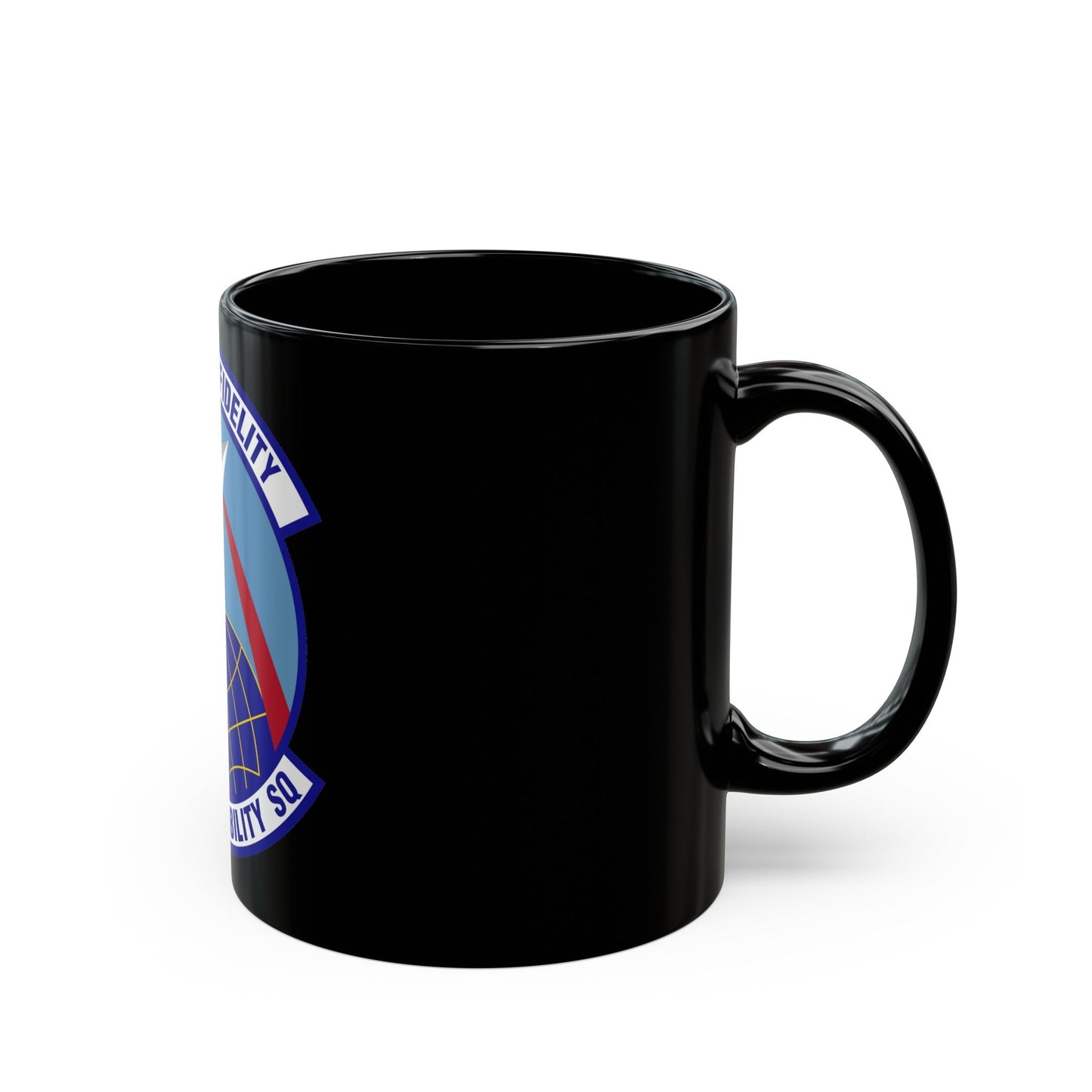 726 Air Mobility Sq AMC (U.S. Air Force) Black Coffee Mug-The Sticker Space