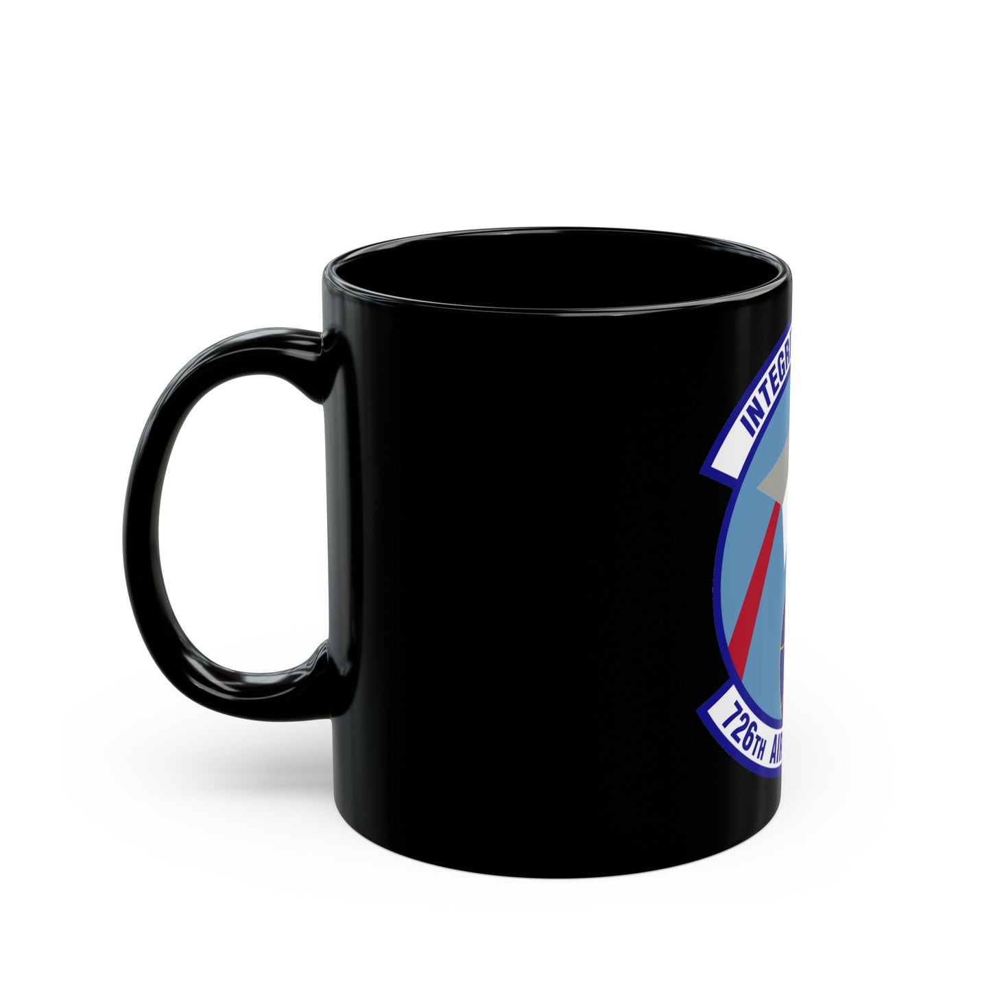 726 Air Mobility Sq AMC (U.S. Air Force) Black Coffee Mug-The Sticker Space