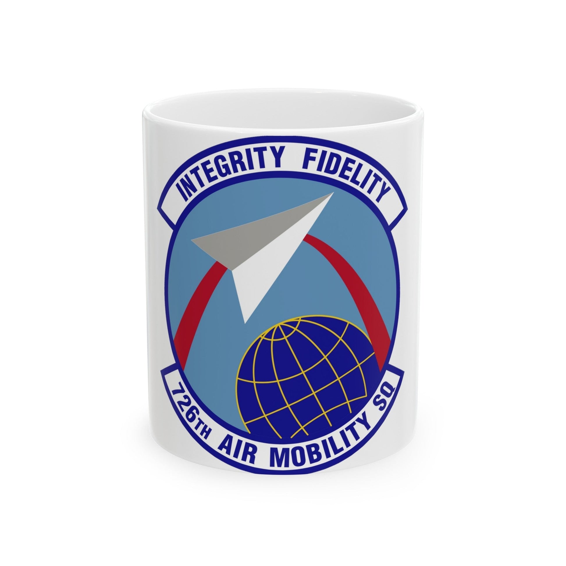 726 Air Mobility Sq AMC (U.S. Air Force) White Coffee Mug-11oz-The Sticker Space