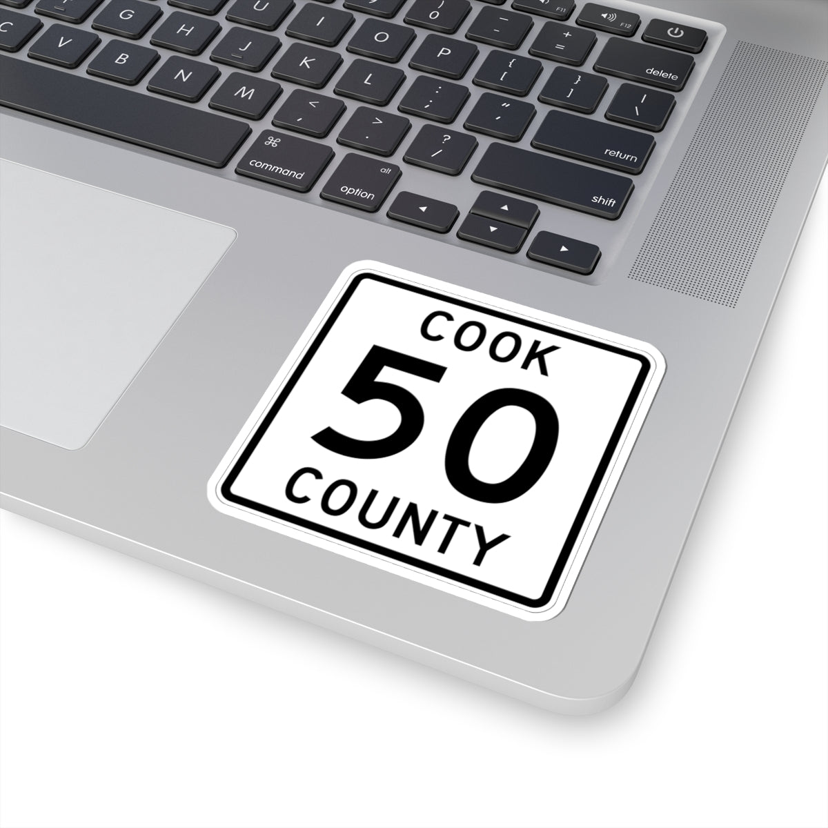 Cook County 50 MN (Minnesota) (Road Sign) STICKER Vinyl Kiss-Cut Decal
