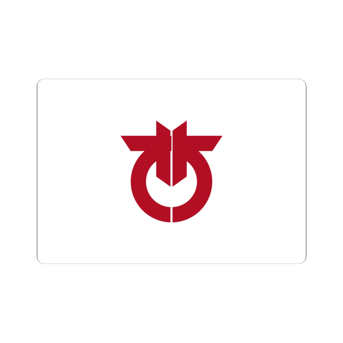 Flag of Okegawa Saitama (Japan) STICKER Vinyl Kiss-Cut Decal