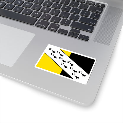 Norfolk flag ABC proposal (England) STICKER Vinyl Kiss-Cut Decal