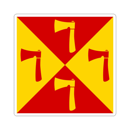 Slokhyni flag (Ukraine) STICKER Vinyl Kiss-Cut Decal