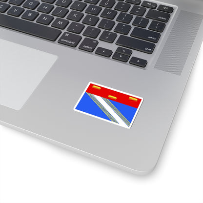 Flag of Ardennes France 2 - STICKER Vinyl Kiss-Cut Decal