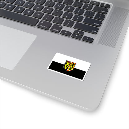 Flag of Hof Germany - STICKER Vinyl Kiss-Cut Decal