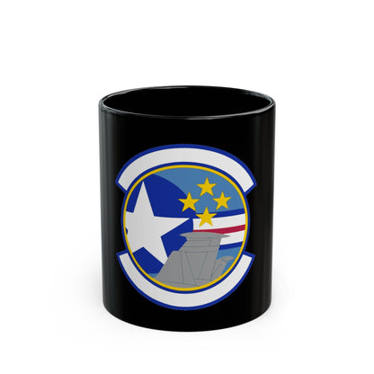 727 Air Mobility Squadron AMC (U.S. Air Force) Black Coffee Mug-11oz-The Sticker Space