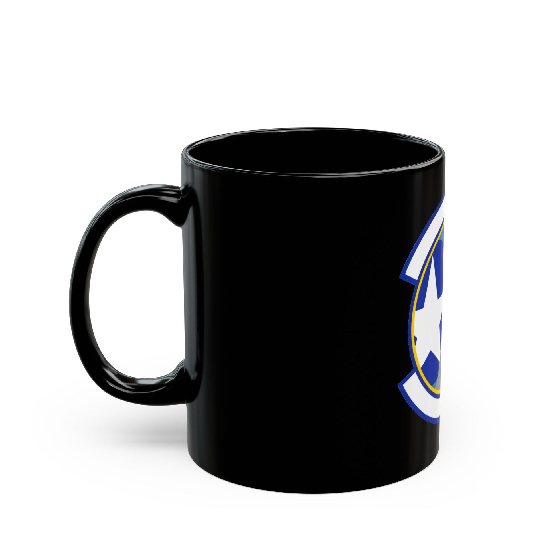 727 Air Mobility Squadron AMC (U.S. Air Force) Black Coffee Mug-The Sticker Space