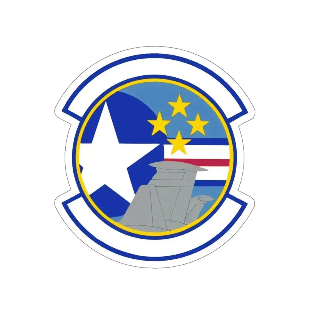 727 Air Mobility Squadron AMC (U.S. Air Force) STICKER Vinyl Die-Cut Decal 5 Inch - The Sticker Space