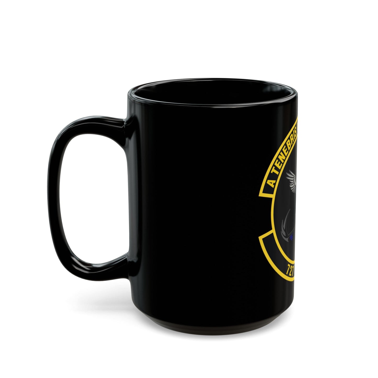 727 Special Operations Aircraft Maintenance Squadron AFSOC (U.S. Air Force) Black Coffee Mug-The Sticker Space