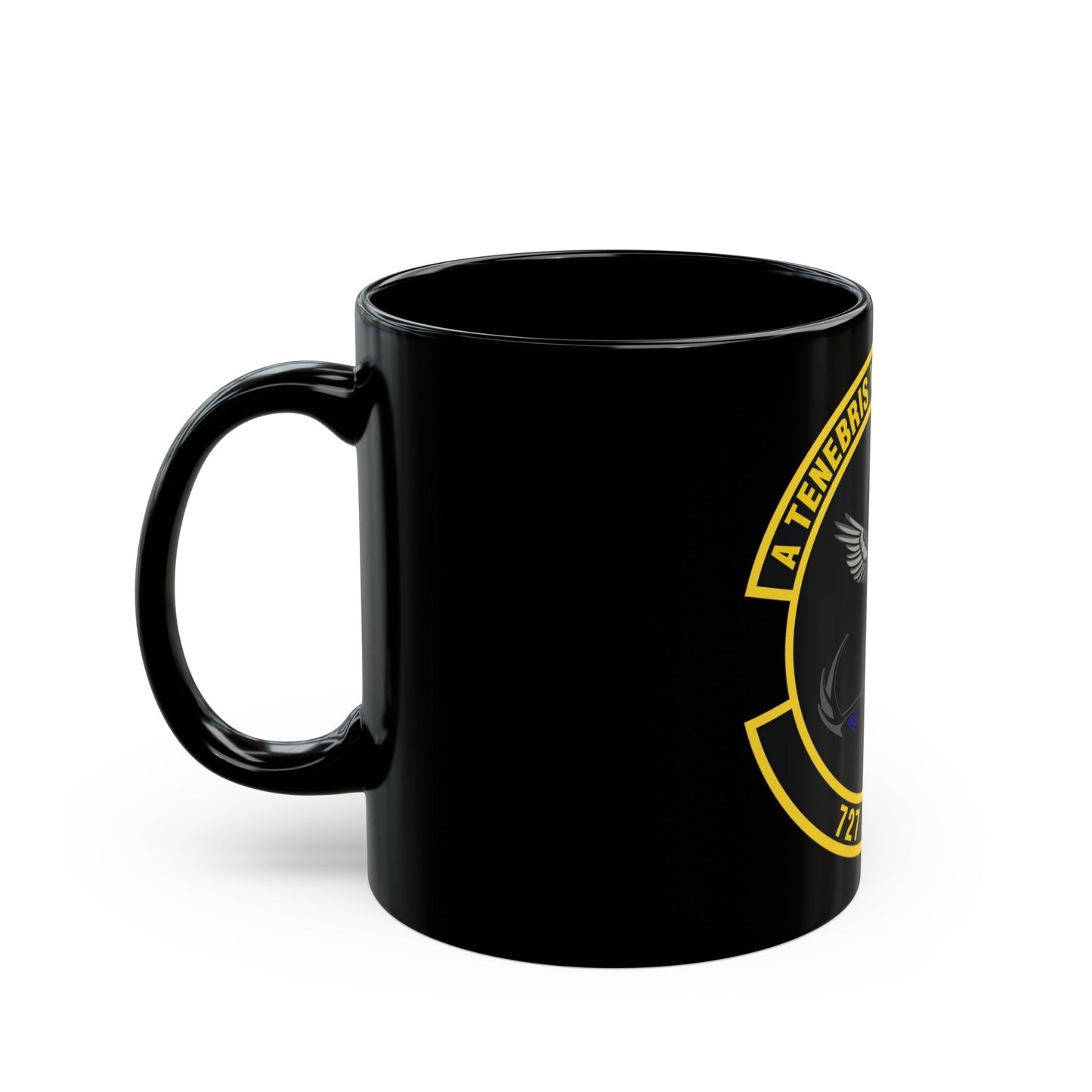 727 Special Operations Aircraft Maintenance Squadron AFSOC (U.S. Air Force) Black Coffee Mug-The Sticker Space