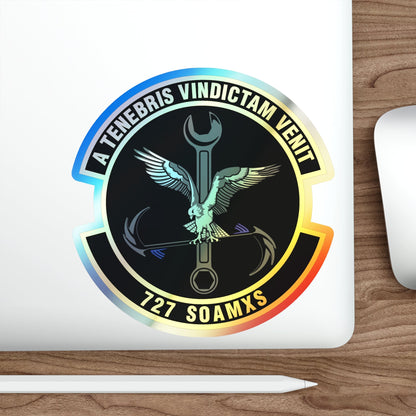 727 Special Operations Aircraft Maintenance Squadron AFSOC (U.S. Air Force) Holographic STICKER Die-Cut Vinyl Decal-The Sticker Space