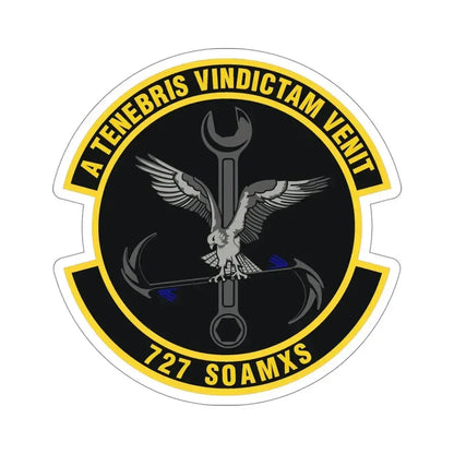 727 Special Operations Aircraft Maintenance Squadron AFSOC (U.S. Air Force) STICKER Vinyl Die-Cut Decal 5 Inch - The Sticker Space