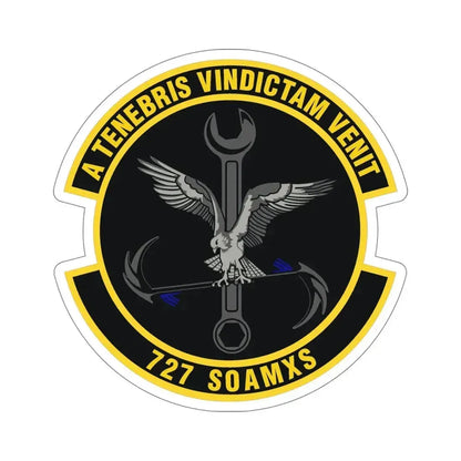 727 Special Operations Aircraft Maintenance Squadron AFSOC (U.S. Air Force) STICKER Vinyl Die-Cut Decal 6 Inch - The Sticker Space