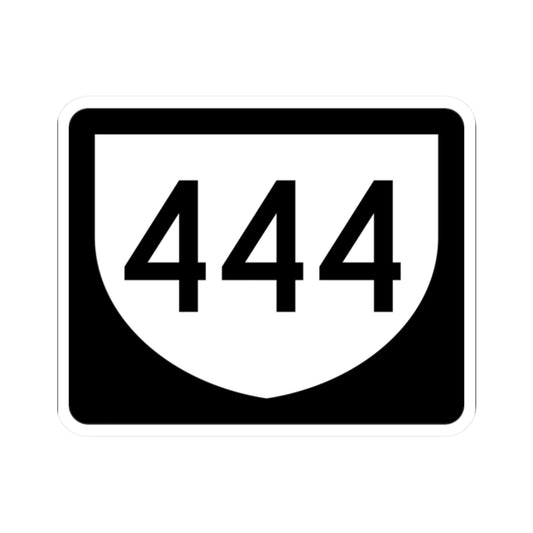 PR urban primary 444 (Puerto Rico) (Road Sign) STICKER Vinyl Kiss-Cut Decal