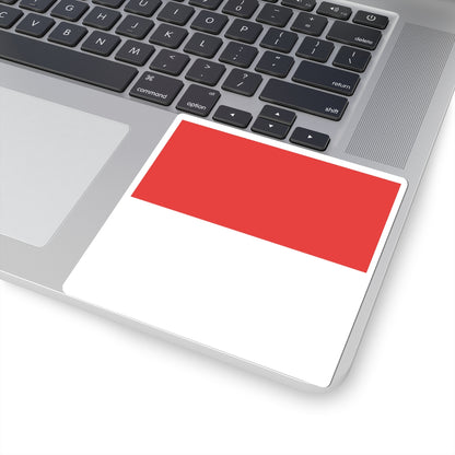 Flag of Canton of Solothurn (Switzerland) STICKER Vinyl Kiss-Cut Decal