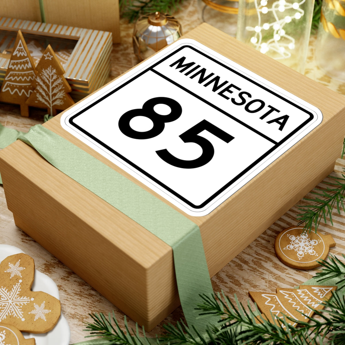 MN-85 1948 (Minnesota) (Road Sign) STICKER Vinyl Kiss-Cut Decal