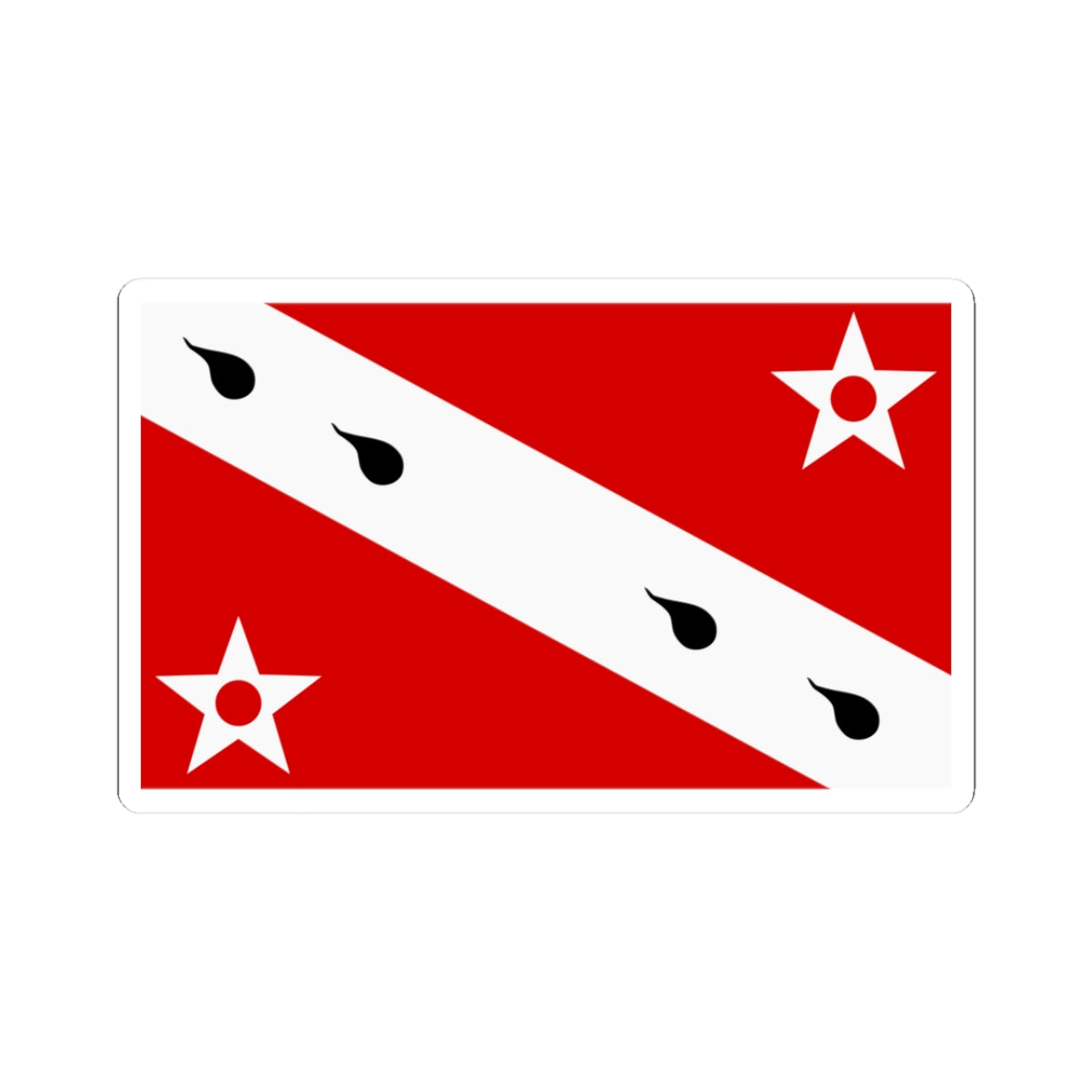 Flag of the Diocese of Bangor (United Kingdom) STICKER Vinyl Kiss-Cut Decal