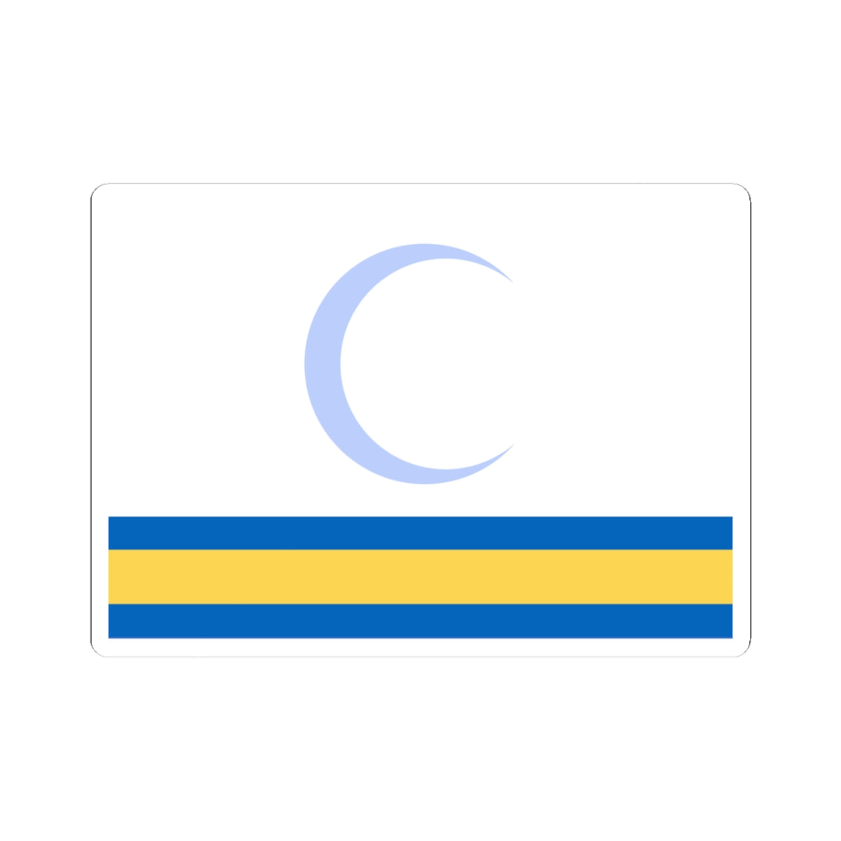 Proposed flag of Iraq Coalition Provisional Authority 2004 (Iraq) STICKER Vinyl Kiss-Cut Decal