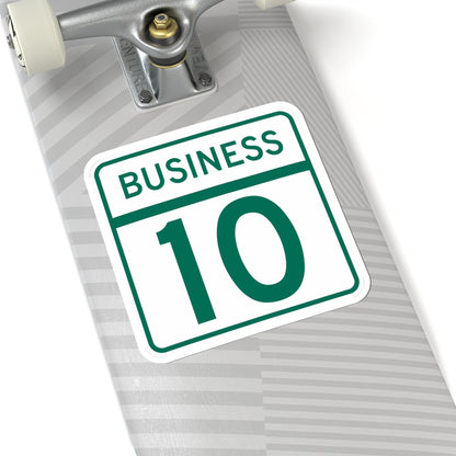 MD Route 10 Business (Maryland) (Road Sign) STICKER Vinyl Kiss-Cut Decal