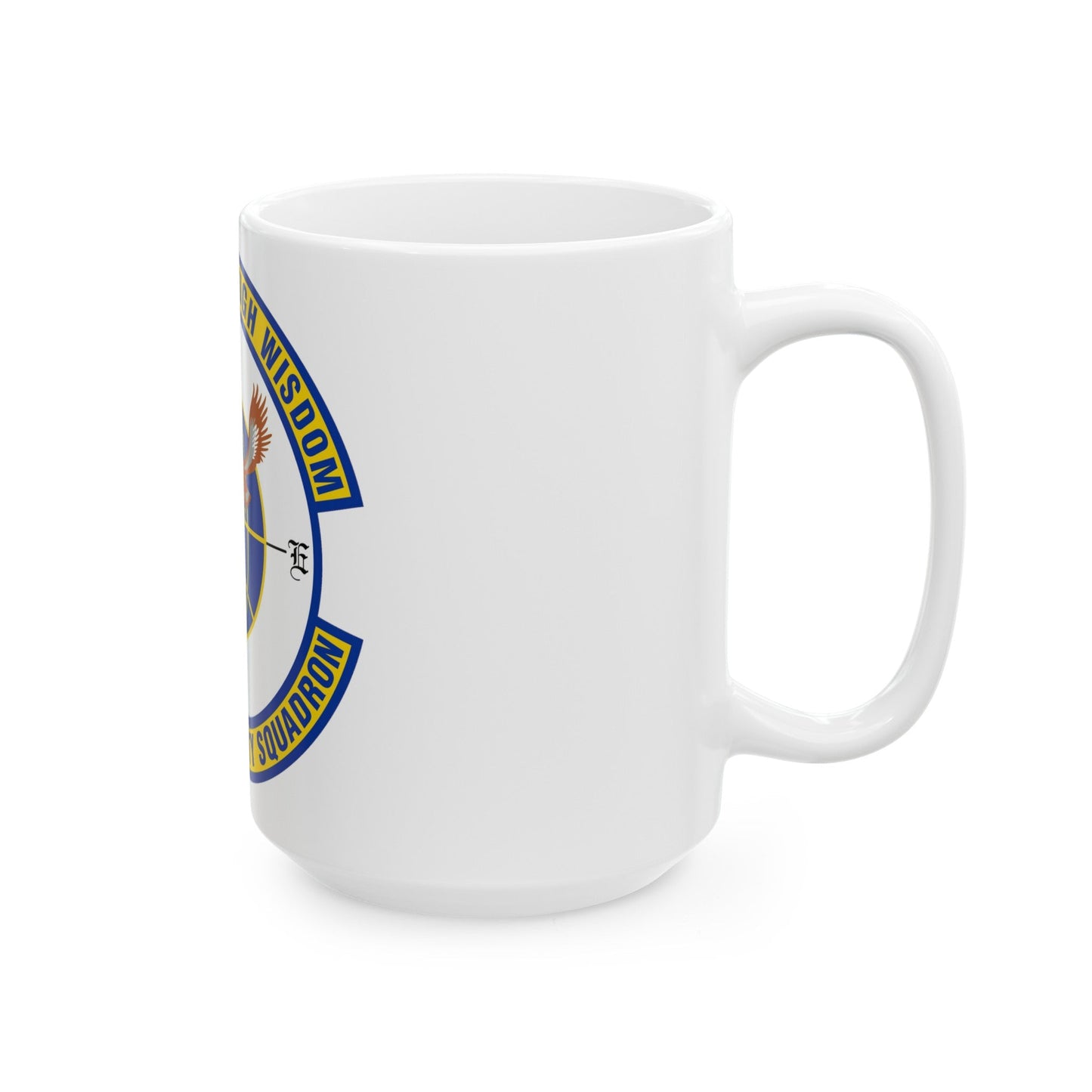 728 Air Mobility Squadron AMC (U.S. Air Force) White Coffee Mug-The Sticker Space