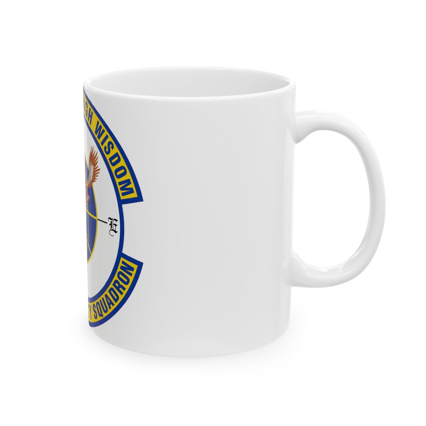 728 Air Mobility Squadron AMC (U.S. Air Force) White Coffee Mug-The Sticker Space