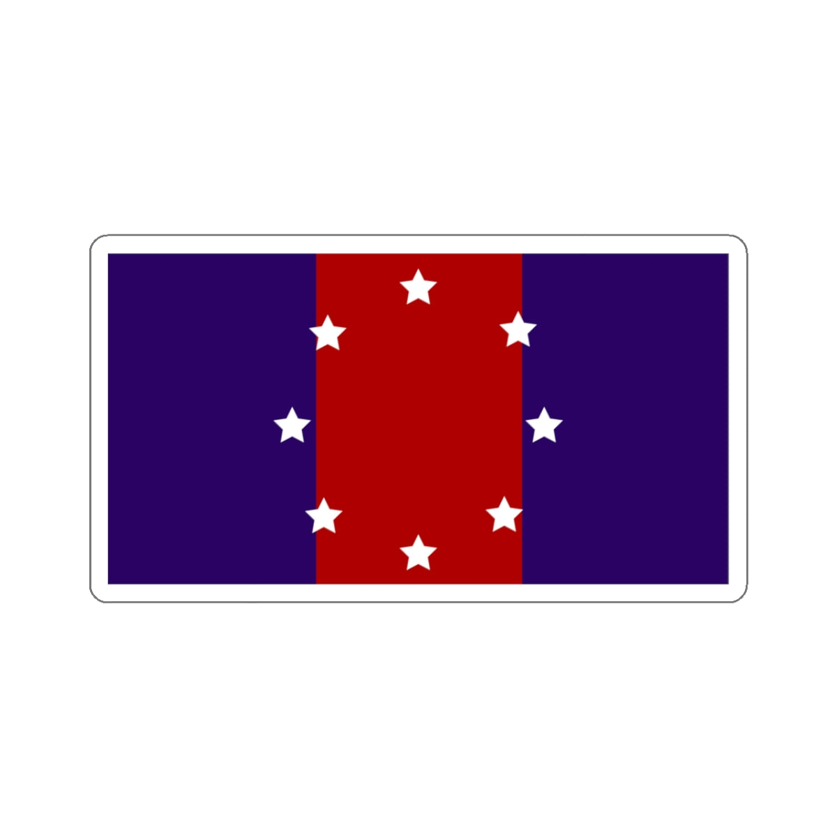 Flag of Chicago Heights, Illinois - STICKER Vinyl Kiss-Cut Decal