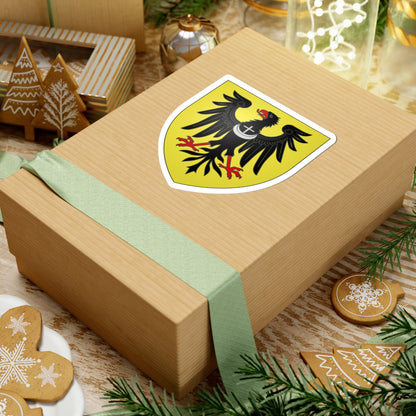 Armoiries Silésie (Czech Republic) (Coat of Arms) STICKER Vinyl Kiss-Cut Decal