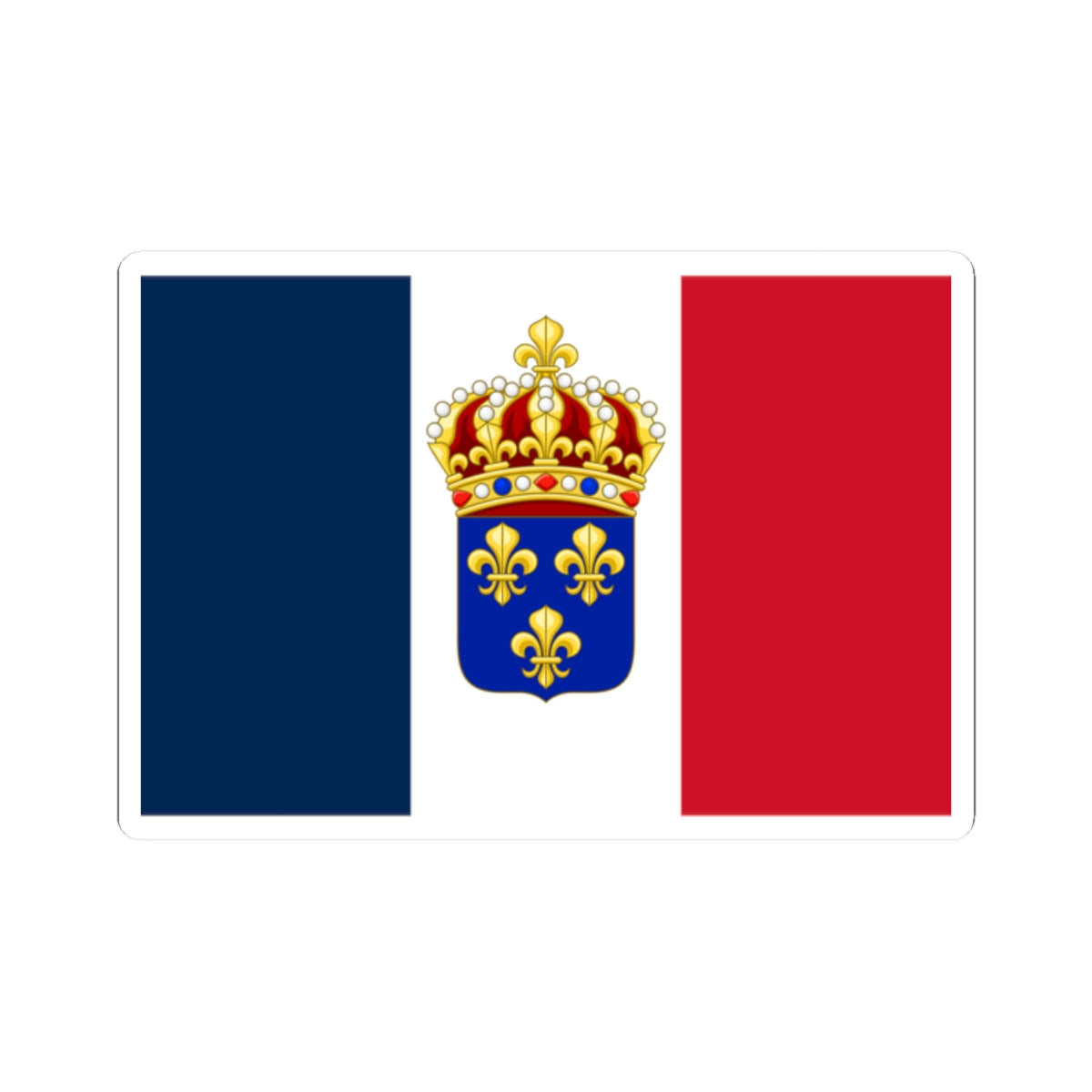 Henri dArtois Flag of France proposed (France) STICKER Vinyl Kiss-Cut Decal