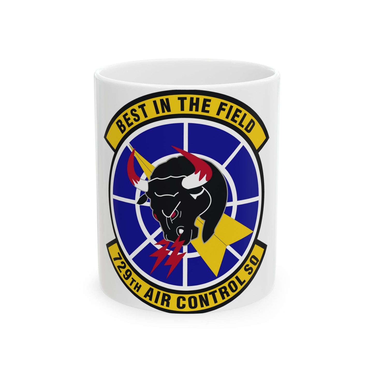 729 Air Control Squadron ACC (U.S. Air Force) White Coffee Mug-11oz-The Sticker Space