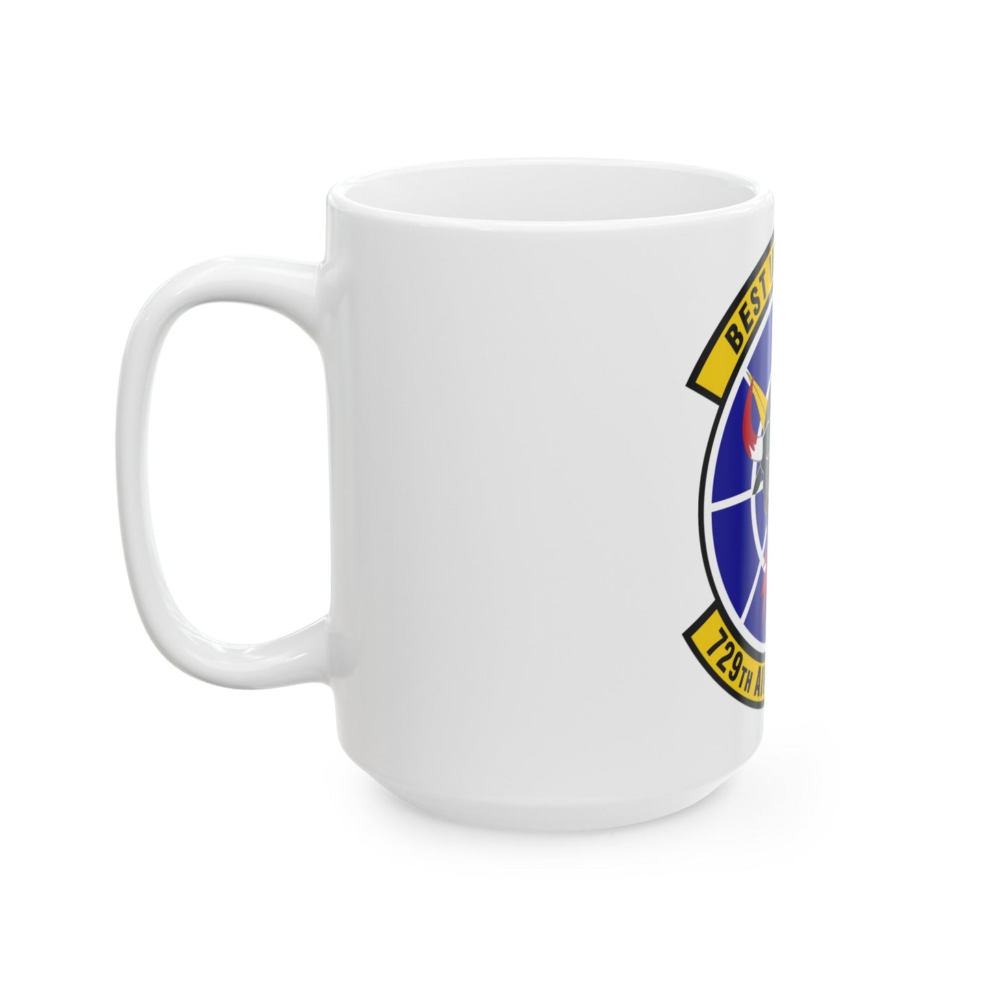 729 Air Control Squadron ACC (U.S. Air Force) White Coffee Mug-The Sticker Space