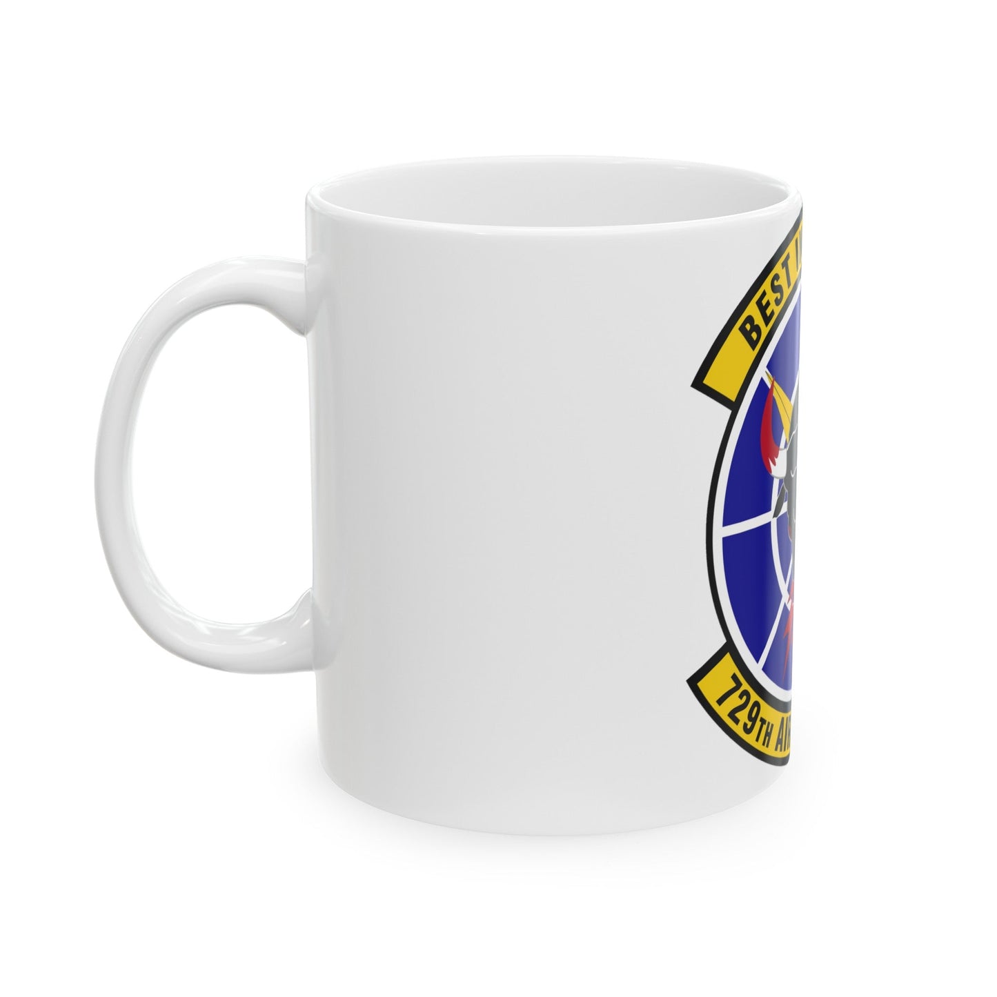 729 Air Control Squadron ACC (U.S. Air Force) White Coffee Mug-The Sticker Space