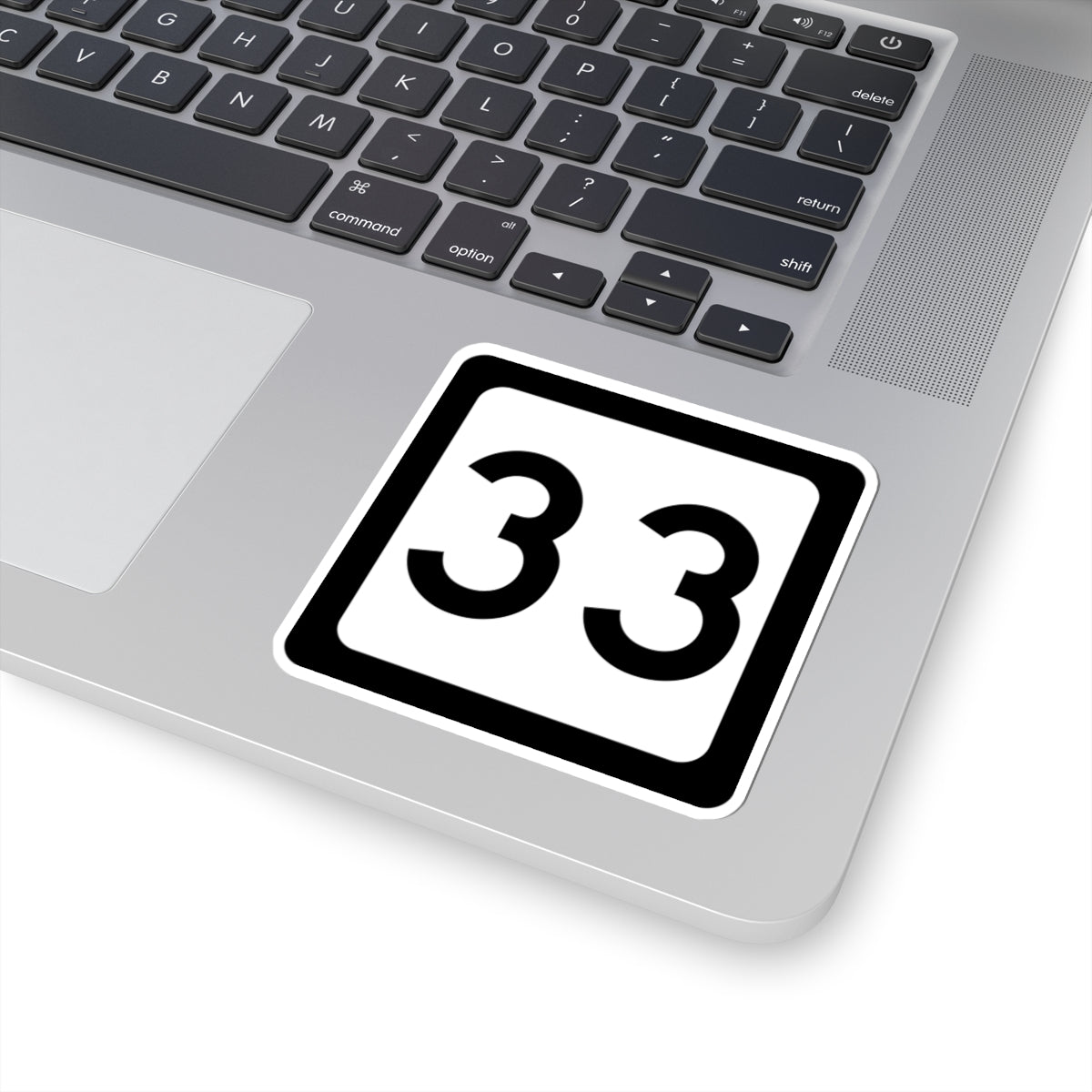 WV-33 (Virginia) (Road Sign) STICKER Vinyl Kiss-Cut Decal