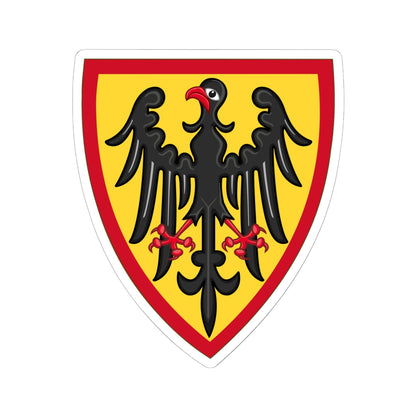 Attributed Coat and Shield of Arms of Henry VI Holy Roman Emperor Codex Manesse (Spain) (Coat of Arms) STICKER Vinyl Kiss-Cut Decal